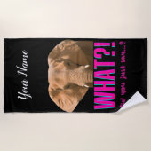 Serviette De Plage Elephant Que Viens-Tu De Dire ? (Devant)