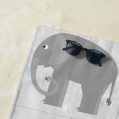 Serviette De Plage Eléphants Beach Towel (En situation)