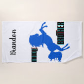 Serviette De Plage Élevage du cheval du frère moyen (Devant)