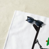 Serviette De Plage Elfe sur la planche de surf Thunder_Cove (En situation)