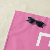 Serviette De Plage Élisabeth (En situation)