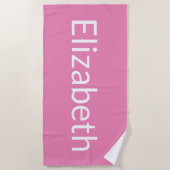 Serviette De Plage Élisabeth (Devant)