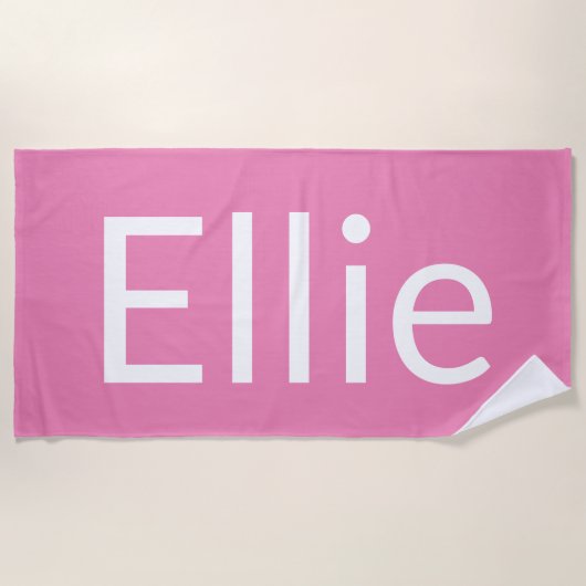 Serviette De Plage Ellie (Devant)