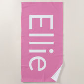 Serviette De Plage Ellie (Devant)