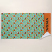 Serviette De Plage Elmo et le Motif Goldfish (Devant)