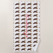 Serviette De Plage Embrassement des fentes Thunder_Cove (Devant)