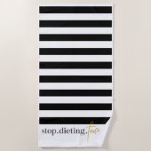 Serviette De Plage Emmenez votre SDF Lifestyle à la plage (Devant)