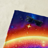 Serviette De Plage Emoji Étincelant (En situation)