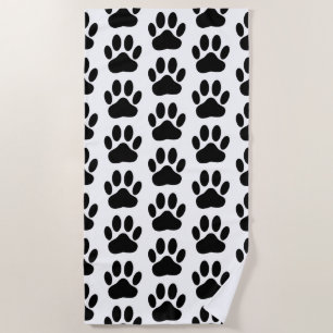 Serviette De Plage Empreinte de chien