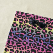 Serviette De Plage Empreinte de léopard arc-en-ciel (En situation)