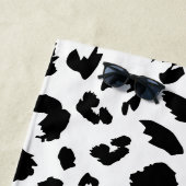 Serviette De Plage Empreinte de léopard personnalisable (En situation)