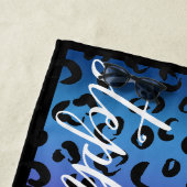 Serviette De Plage Empreinte de léopard Rainbow tendance Mariage de n (En situation)