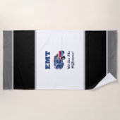 Serviette De Plage EMS d'ambulance     (Devant)
