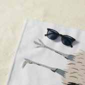 Serviette De Plage Emus Bird Lovers Personnalisé (En situation)