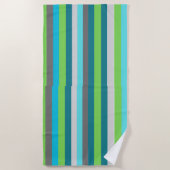 Serviette de plage en bande (Devant)