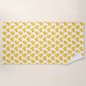 Serviette de plage en caoutchouc Duck | Neutre sel (Devant)