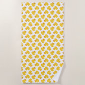 Serviette de plage en caoutchouc Duck | Neutre sel (Devant)