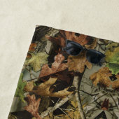 Serviette de plage en chêne Camo (En situation)