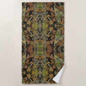 Serviette de plage en chêne Camo (Devant)