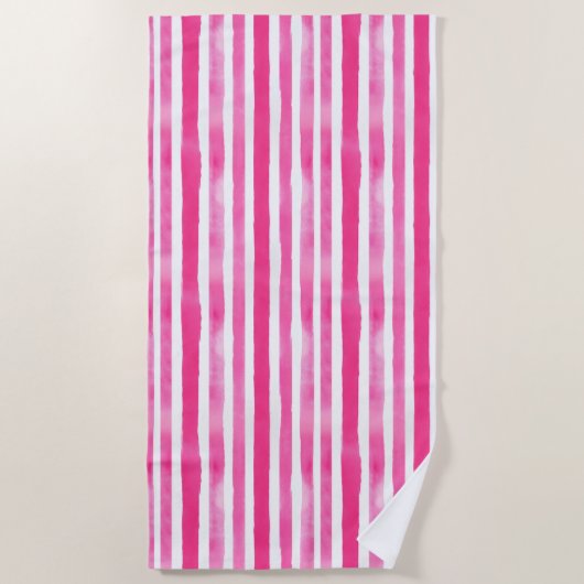 Serviette de plage en rosée chaude (Devant)