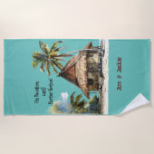 Serviette De Plage En Vacances Jusqu'À Préavis (Devant)