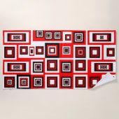 Serviette de plage encadrée (Devant)