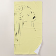 Enchanter Black Line Art Femme Visuel
