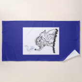 Serviette De Plage Énergie éléphante (Devant)