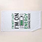 Serviette De Plage Énergie saving (Devant)