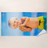 Serviette De Plage Enfants Avec Photo Personnalisé (Devant)