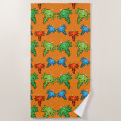 Serviette De Plage Enfants Axototl Salamander (Devant)