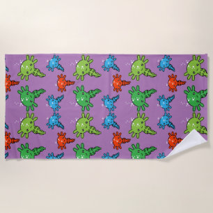 Serviette De Plage Enfants Axototl Salamander