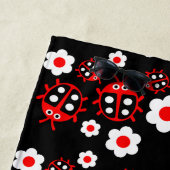 Serviette De Plage Enfants coccinelle (En situation)