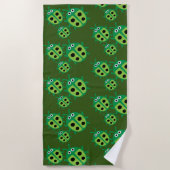 Serviette De Plage Enfants coccinelle Ladybug (Devant)