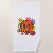 Serviette De Plage enfants halloween (Devant)
