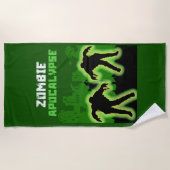 Serviette De Plage Enfants Zombie Apocalypse (Devant)
