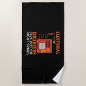 Serviette De Plage Engineer Electrical Engineers Have Just The Right (Devant)