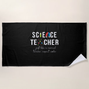 Serviette De Plage Enseignant de la science de don