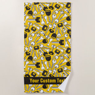 Serviette De Plage Ensemble de clés Arrière - plan