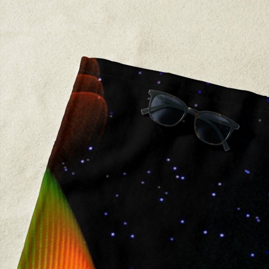 Serviette De Plage Entangage quantique (En situation)