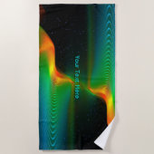 Serviette De Plage Entangage quantique (Devant)