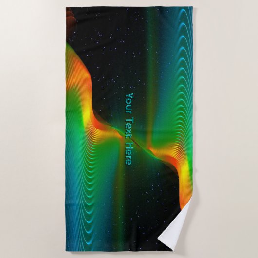 Serviette De Plage Entangage quantique (Devant)