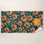 Serviette De Plage Entendez-moi Roar Tiger Jungle Personnalisé (Devant)