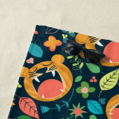 Serviette De Plage Entendez-moi Roar Tiger Jungle Personnalisé (En situation)