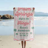 Serviette De Plage Enterrement de vie de jeune fille à Palm Springs