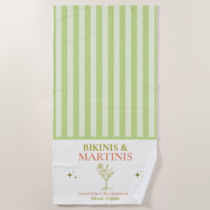Serviette De Plage Enterrements de vie de jeune fille Bikinis et Mart