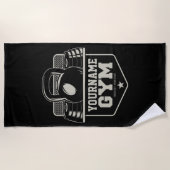 Serviette De Plage Entraîneur de fitness de Kettlebell (Devant)