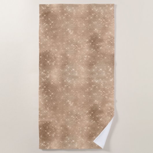 Serviette De Plage Éperche Champagne Gold (Devant)