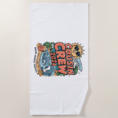 Serviette De Plage Équipage de couture 2024 Vacances été Plage Voyage (Devant)