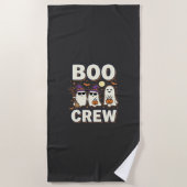 Serviette De Plage Équipe Boo fantômes de Halloween Conception vector (Devant)